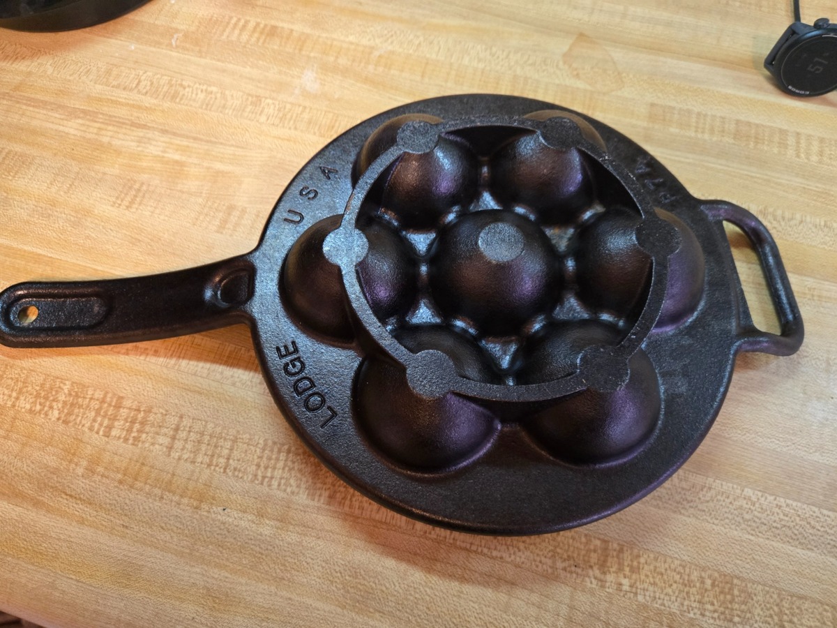 Lodge Cast Iron Aebleskiver Pan, photo 2