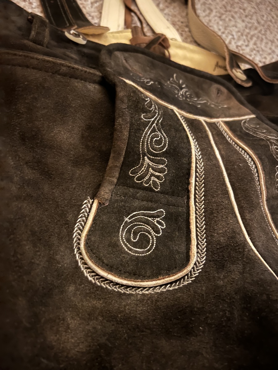 Goat Leather Angermaier Lederhosen, photo 2