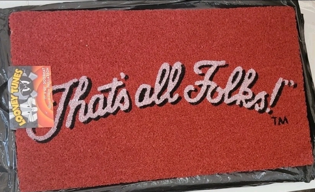 That's All Folks! Welcome mat