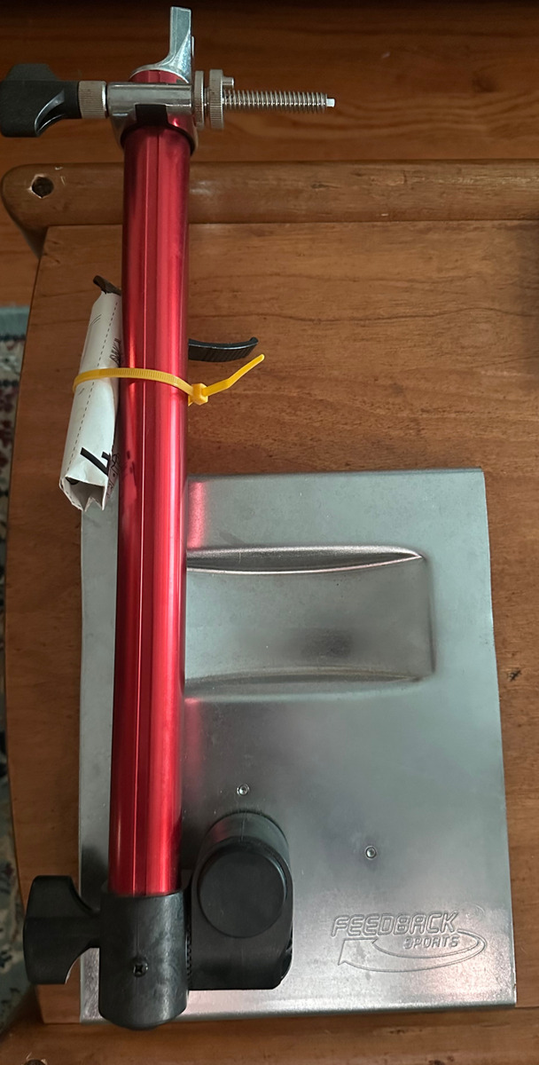 Bicycle wheel truing stand