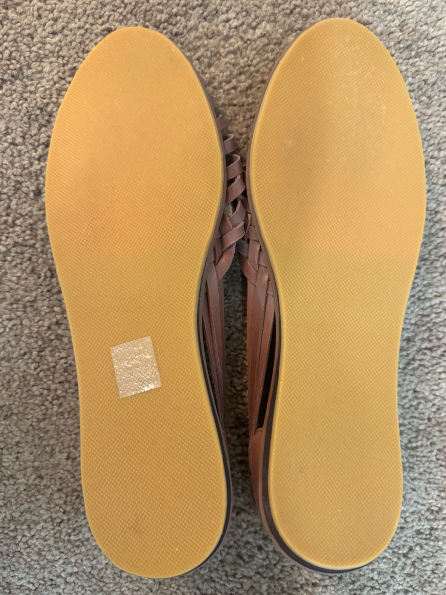 Quince 100% leather Huarache shoes size 9 not worn, photo 4
