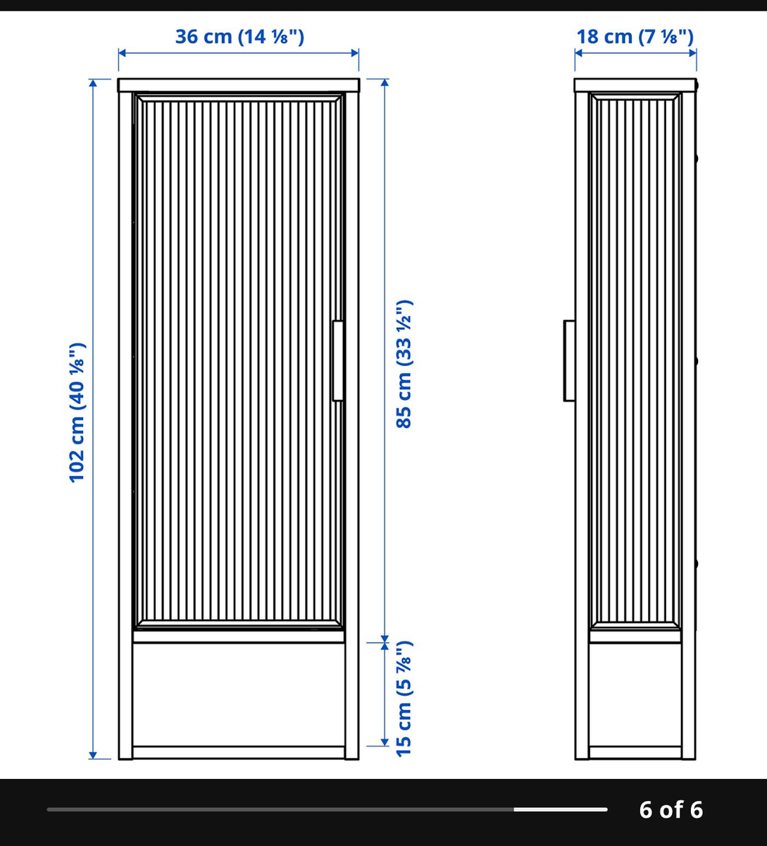 IKEA mossjon wall cabinet , photo 2