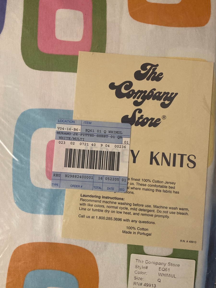 Queen size jersey sheet set
