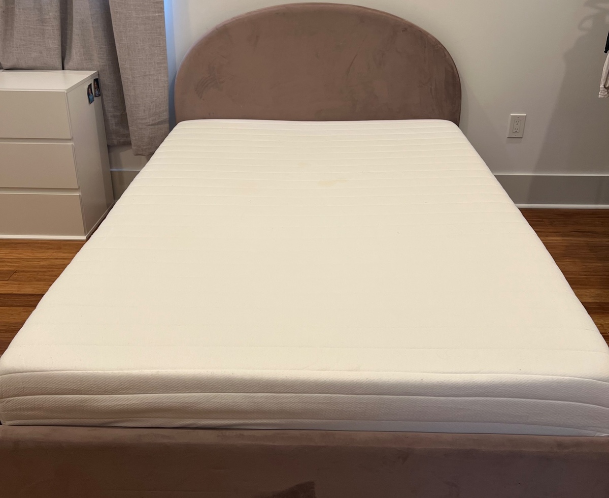 Full sized mattress All Natural Latex Organic with removable coverslip included , photo 5