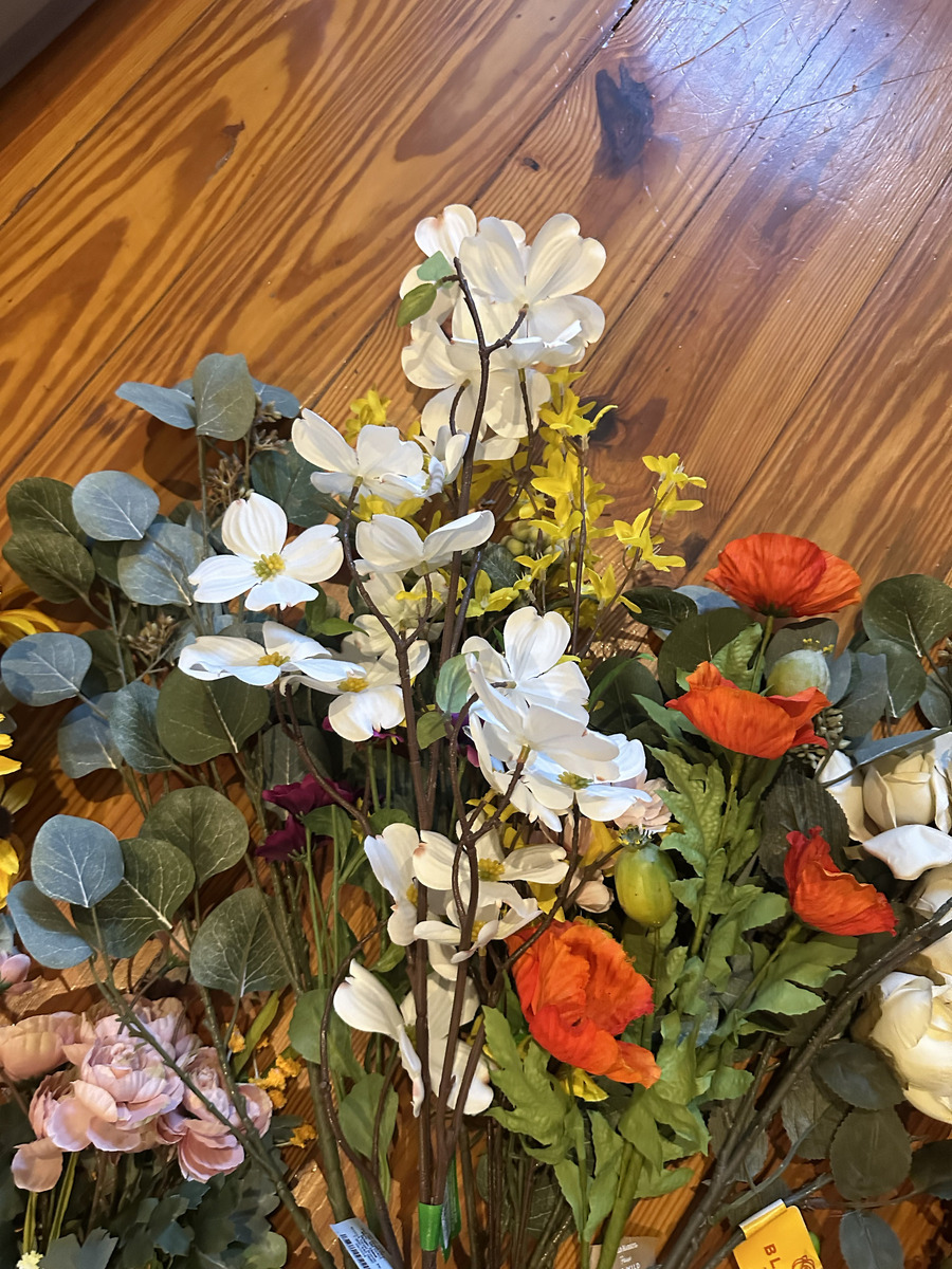Lot of Silk Flowers, photo 7