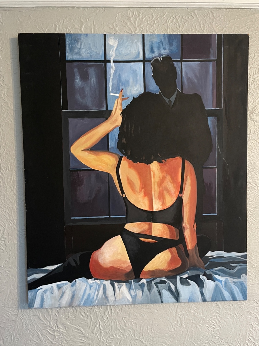 Woman Cigarrett