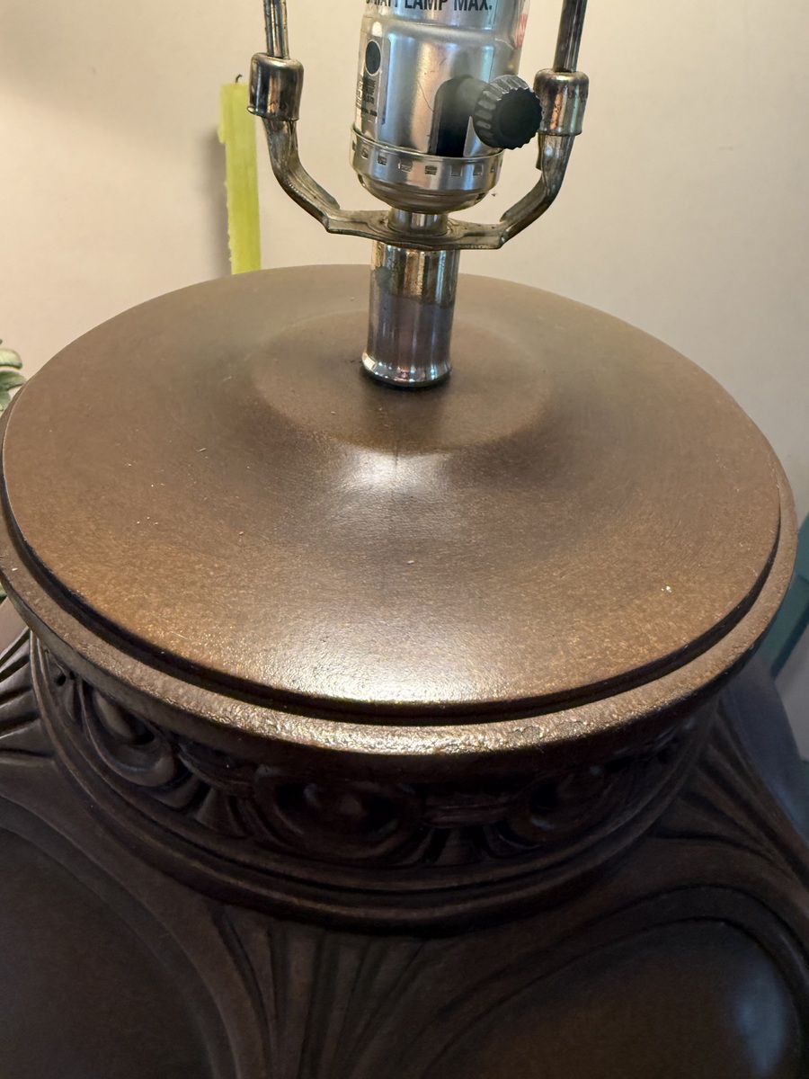 Large Metal Lampbase with shade, photo 6
